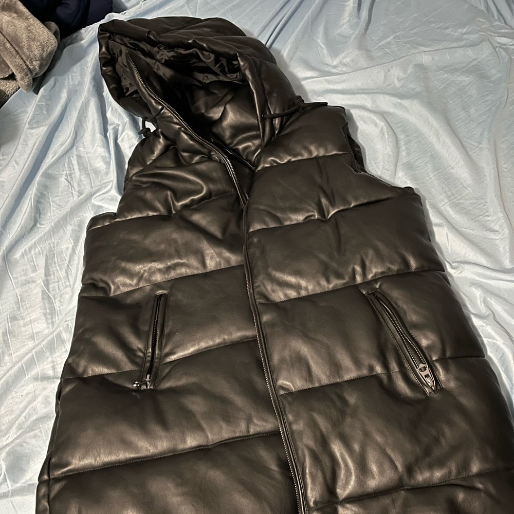 Sebby Collection Puffer Coat with Hood